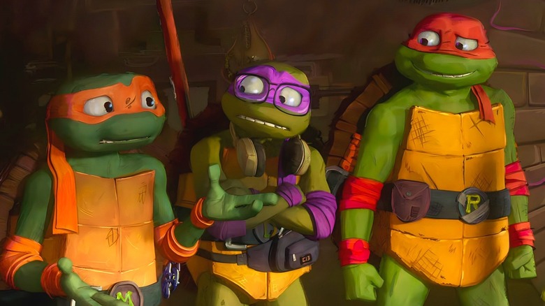 The turtles questioning something