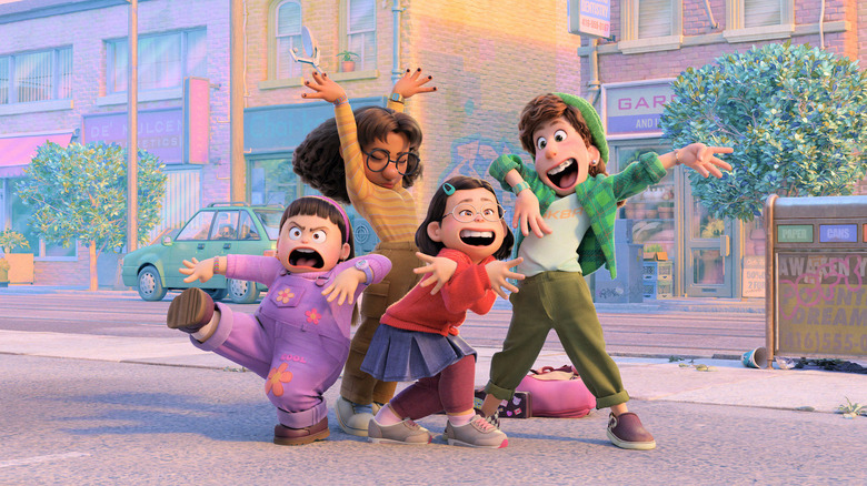 Mei and her friends dancing