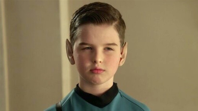 Sheldon dressed as Spock