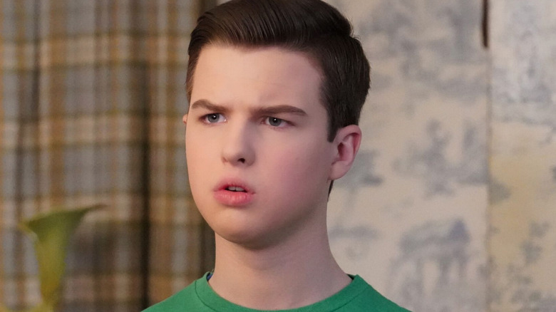 Sheldon looks young and confused