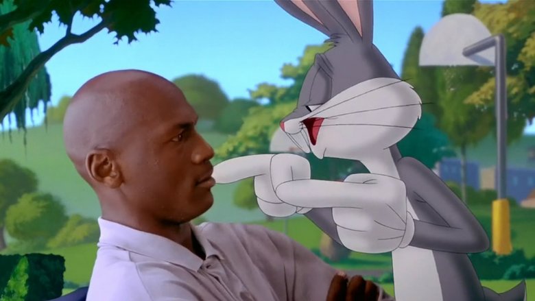 Michael Jordan and Bugs Bunny in Space Jam