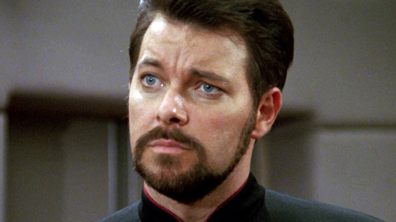 Riker in close-up