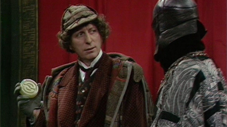 Doctor Who looking like Sherlock Holmes