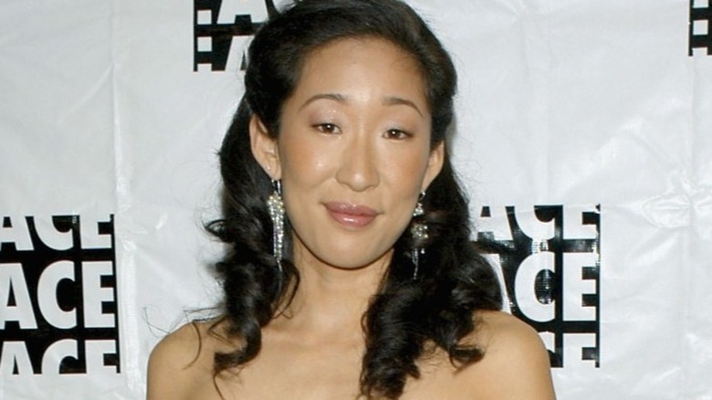 Sandra Oh on red carpet