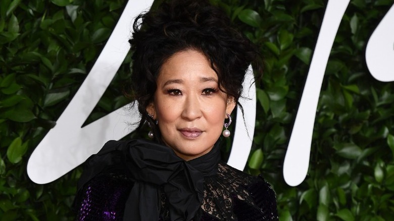 Sandra Oh at fashion show