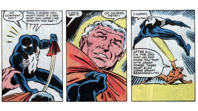 Spider-Man comic panel