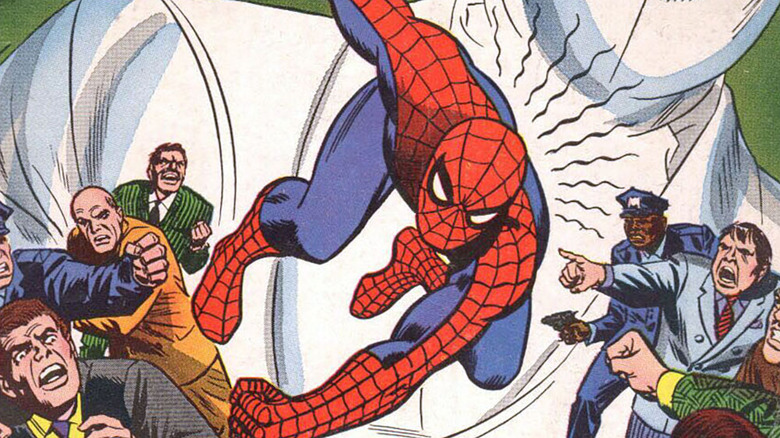 Spider-Man comic panel