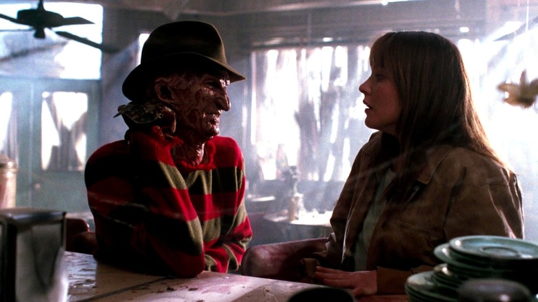 Freddy Krueger glaring