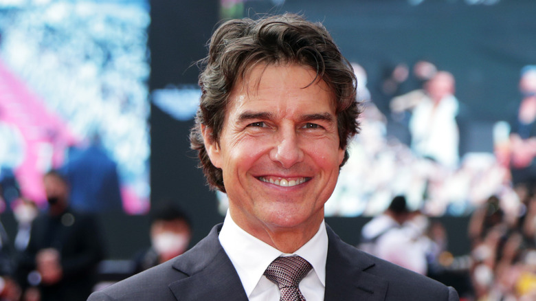 Tom Cruise smiling