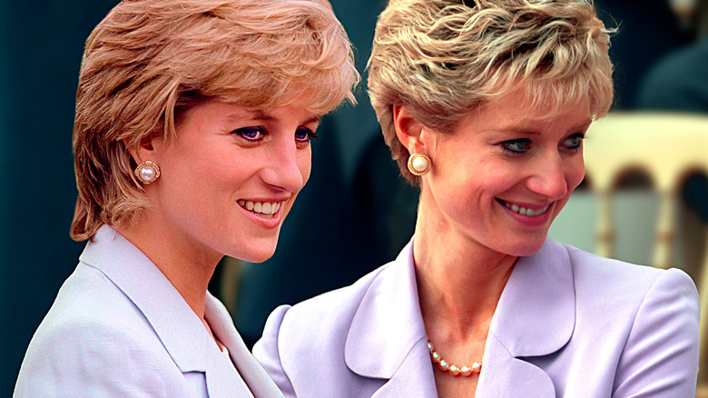Fictional Diana with real Diana