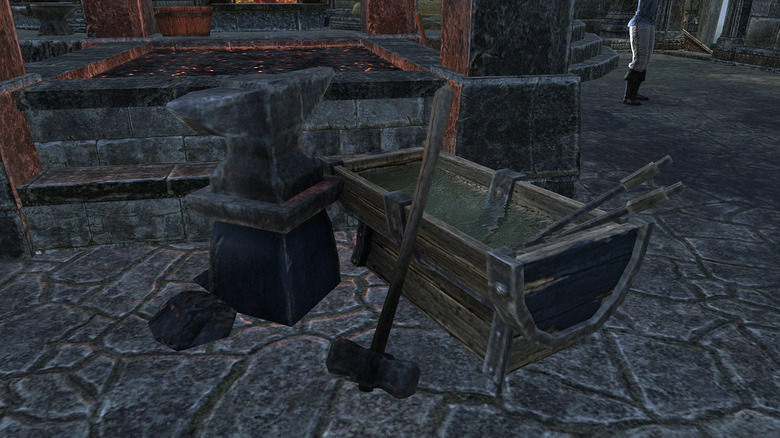 Elder Scrolls Online Blacksmithing Station