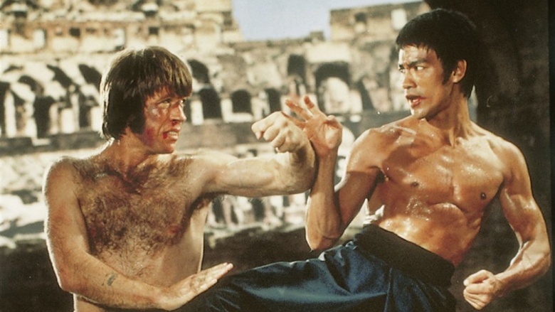 Chuck Norris and Bruce Lee