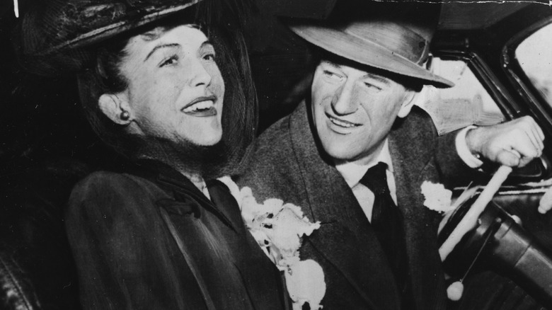 John Wayne and Esperanza Baur Diaz