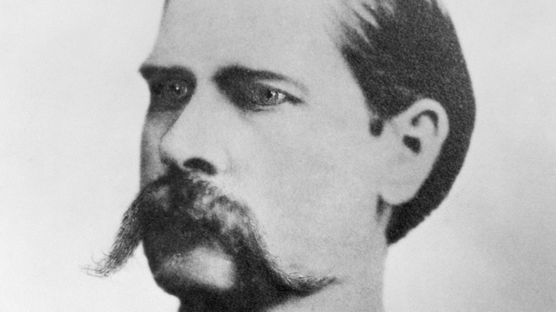 Wyatt Earp poses for pic