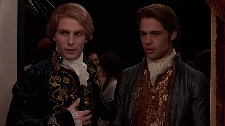 Lestat and Louis standing in doorway in Interview with the Vampire
