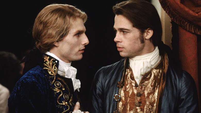 Lestat and Louis standing in doorway in Interview with the Vampire