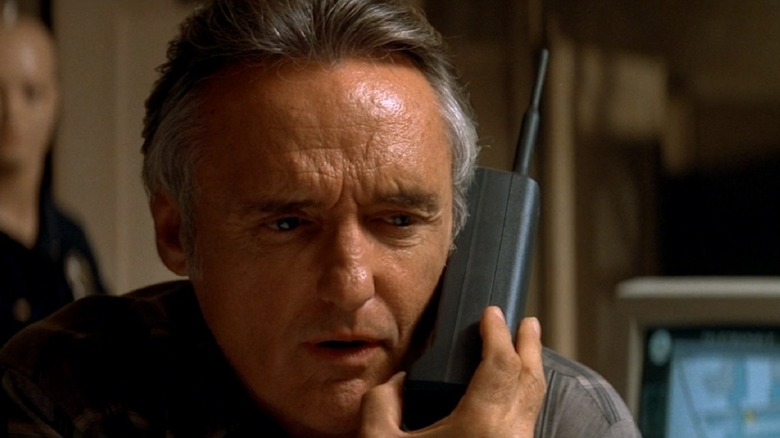 Howard Payne with walkie talkie