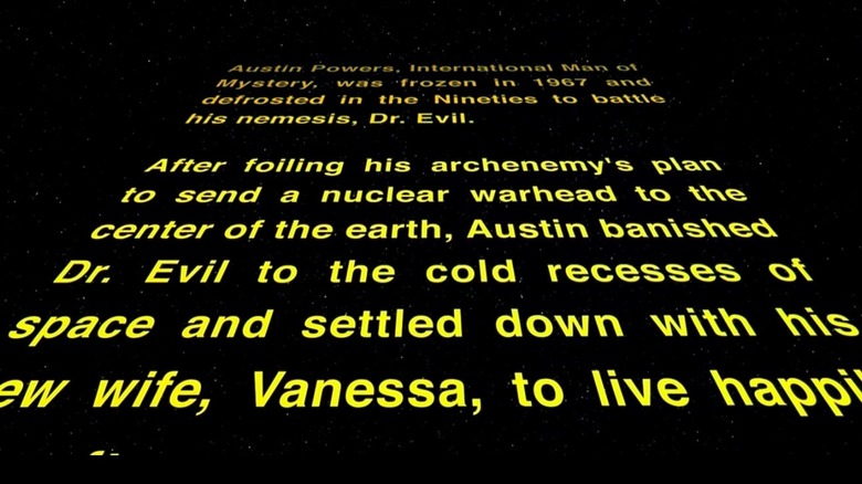 Austin Powers Star Wars credits