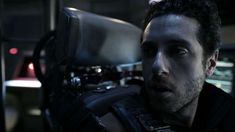 Paulo Costanzo looks sideways