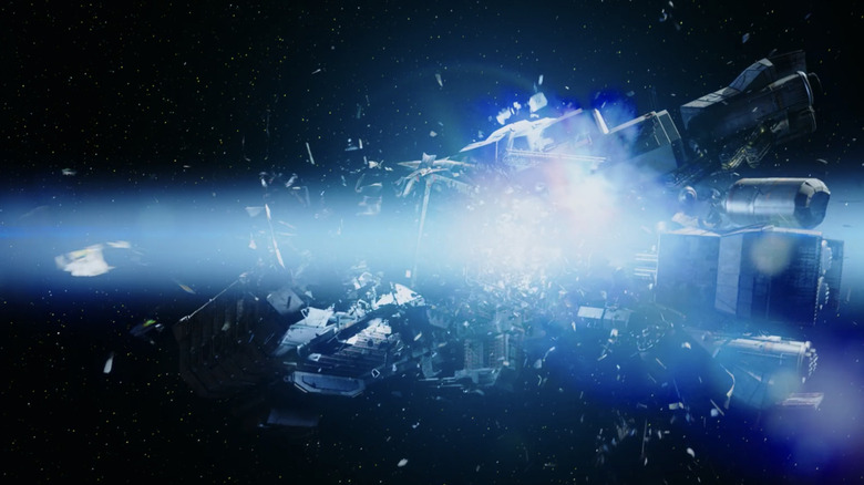 The Canterbury explodes