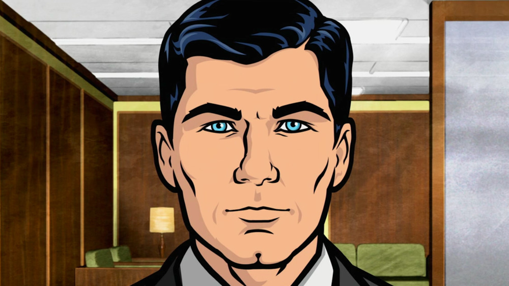 Sterling Archer staring straight ahead