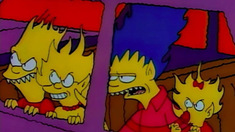 Evil Simpsons family
