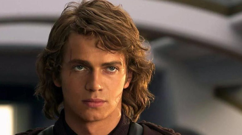 Anakin Skywalker listens petulantly