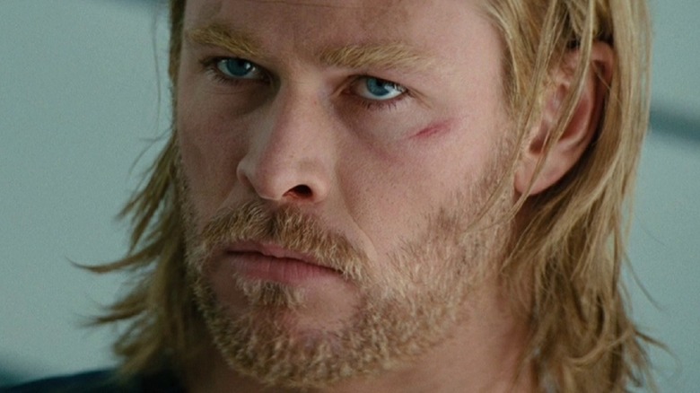 Thor glaring