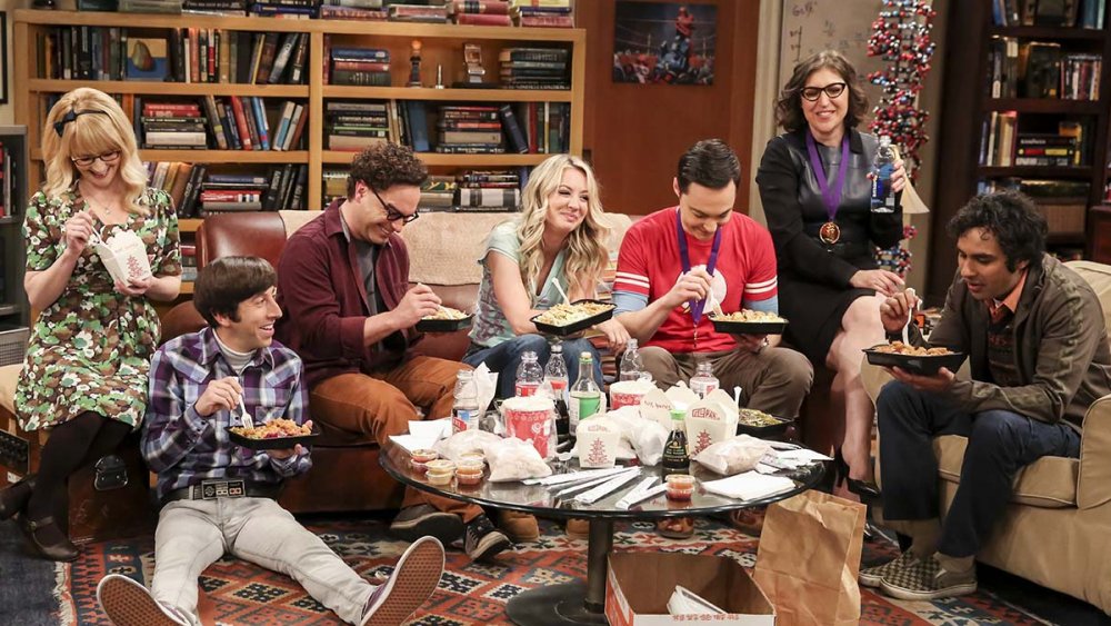 The cast of The Big Bang Theory in the final scene