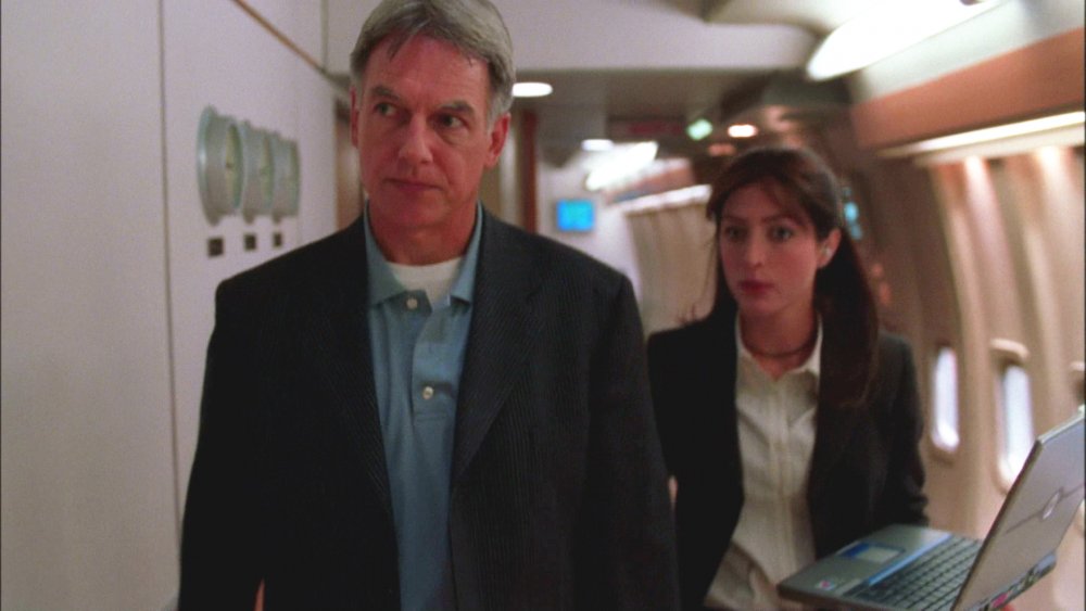 Mark Harmon and Sasha Alexander on NCIS