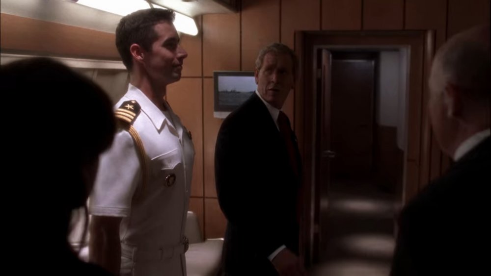 Steve Bridges as President George W. Bush on NCIS