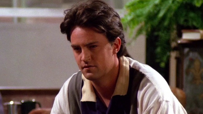 Chandler squinting
