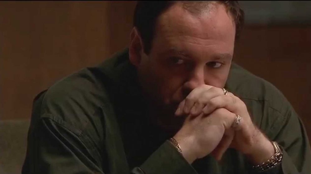 James Gandolfini as Tony Soprano in the Sopranos