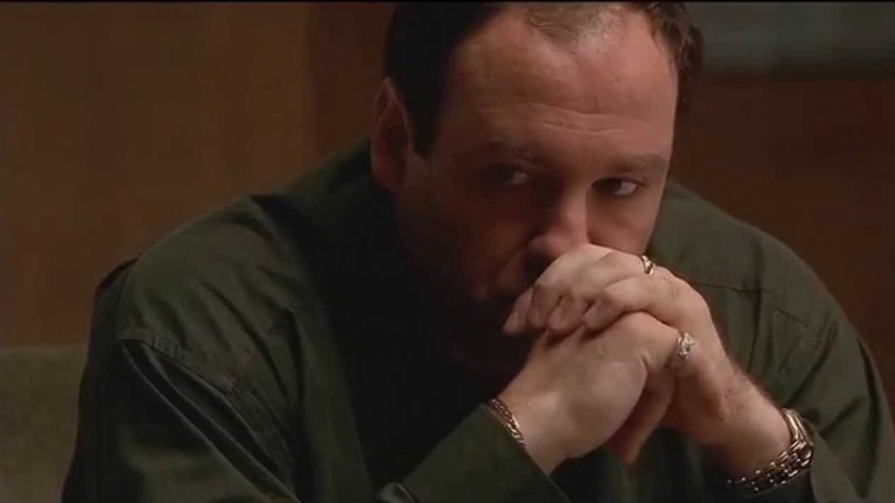 James Gandolfini as Tony Soprano in the Sopranos