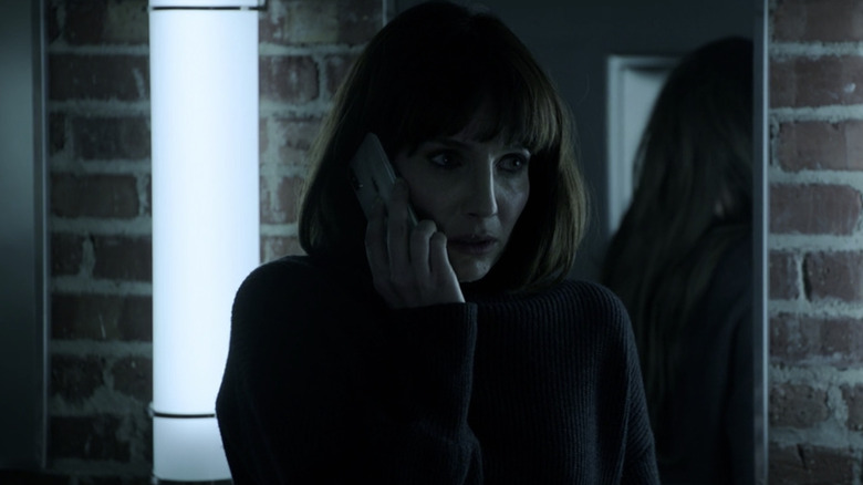 Madison on phone