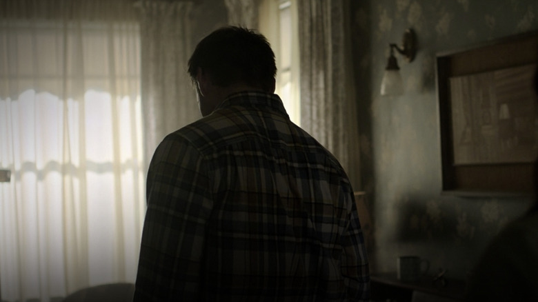 Derek turns away