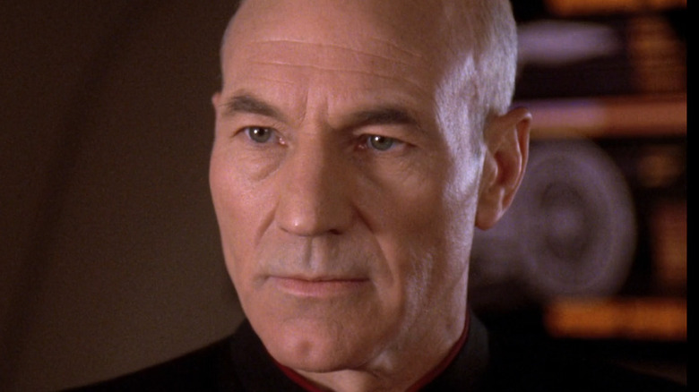 Captain Picard stares