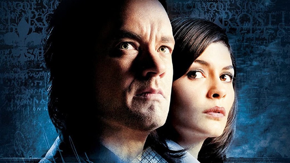 Robert Langdon and Sophie Neveu in The Da Vinci Code