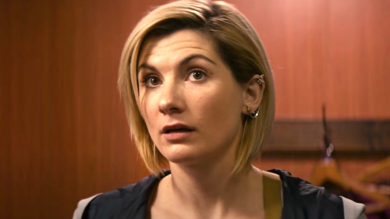 Doctor Who looking upset