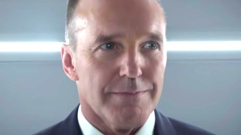 Phil Coulson smiling