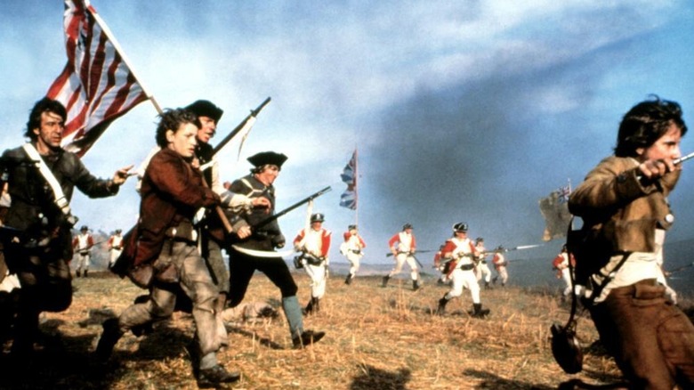 Soldiers charging in "Revolution" (1985)