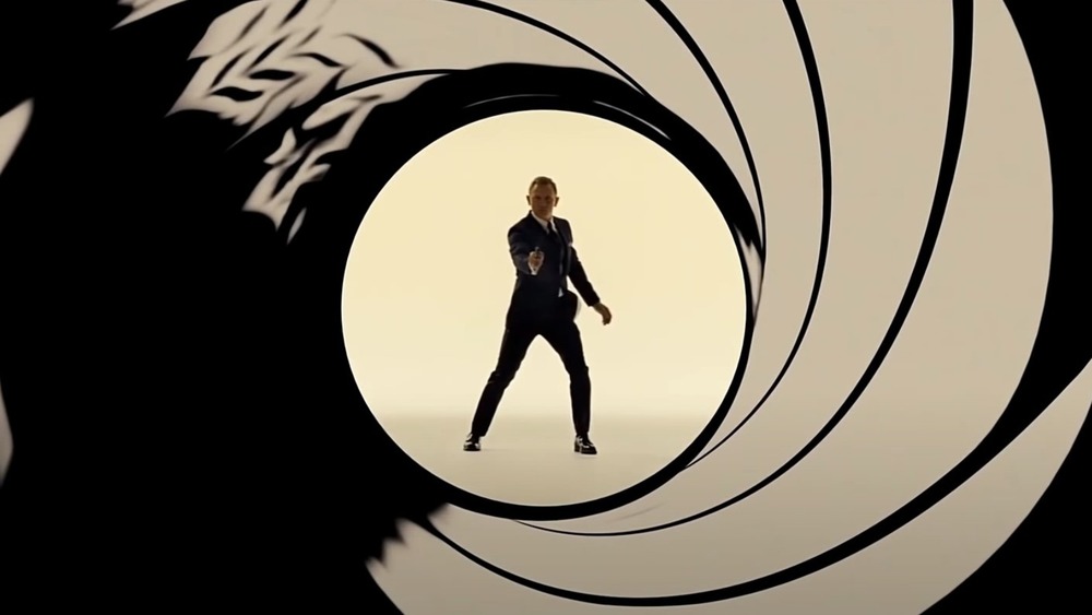 James Bond opening shot