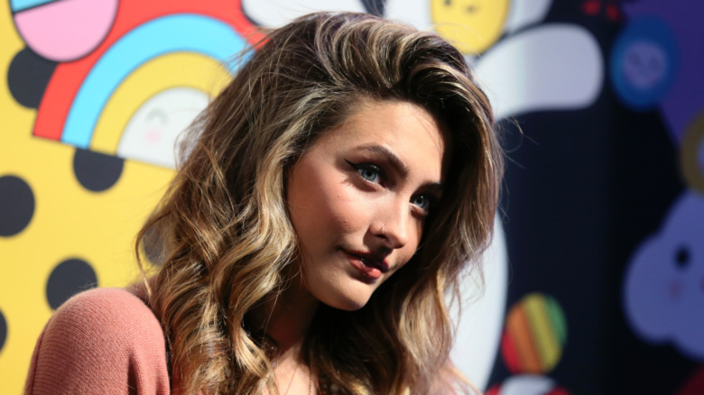 Paris Jackson smiling red carpet