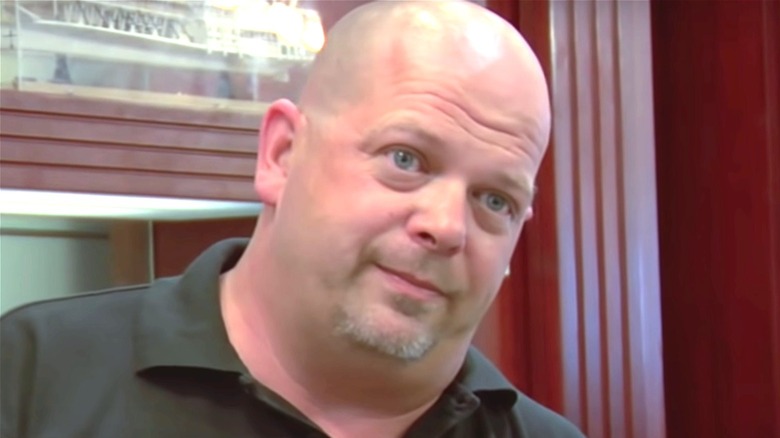 Rick Harrison tilting his head