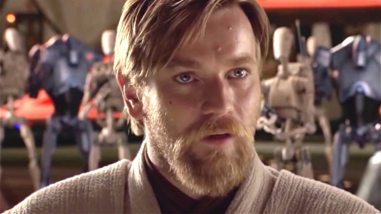 ewan mcgregor as obi wan kenobi in revenge of the sith