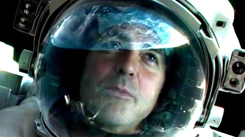 George Clooney playing an astronaut