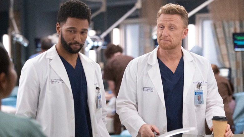 Dr. Winston Ndugu and Dr. Owen Hunt smiling in a hospital