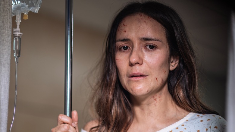 Tabitha in the hospital in From