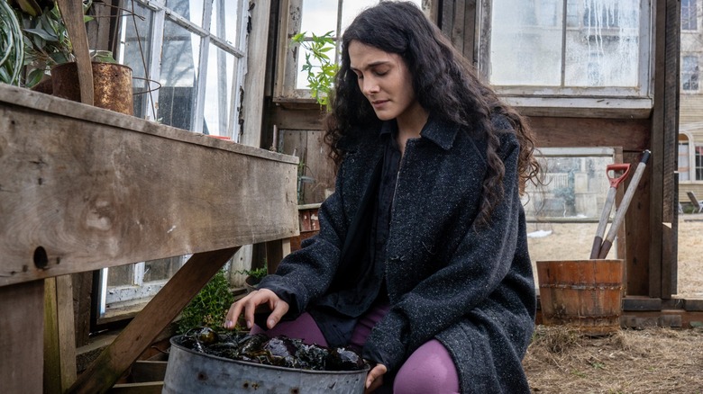 Fatima eating rotten food in From