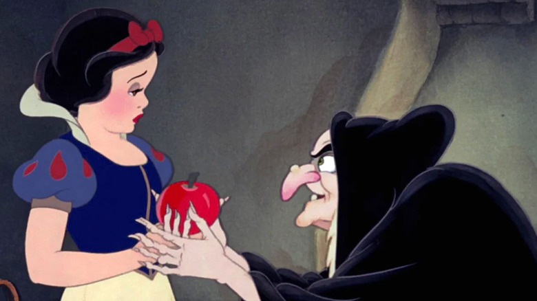 Snow White with apple